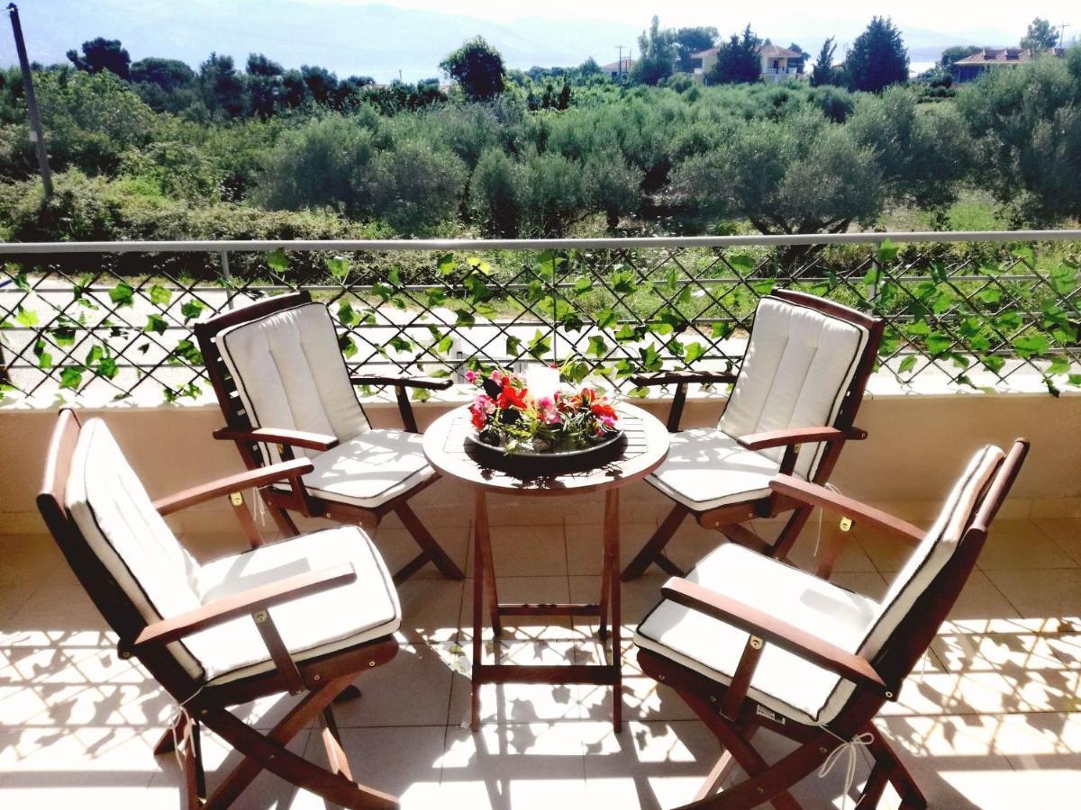 Appartamento Vista Di Mare Lixouri Esterno foto